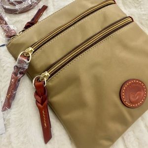 Dooney & Bourke Nylon North South Triple Zip